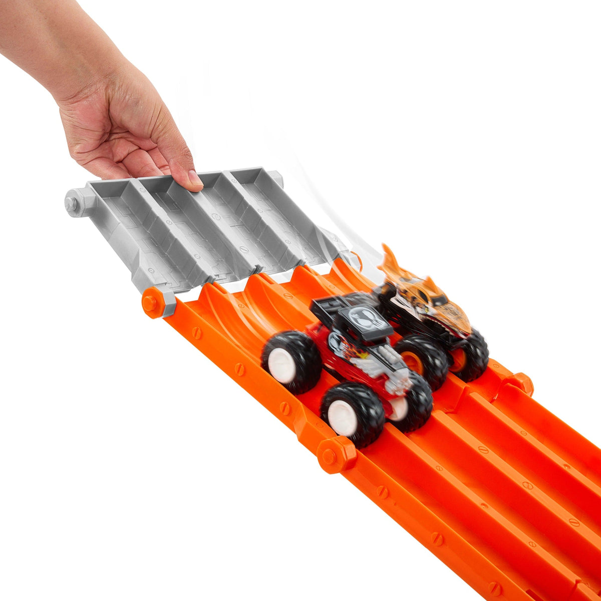 Hot Wheels Monster Trucks Pista de Brinquedo Corrida de Destruição