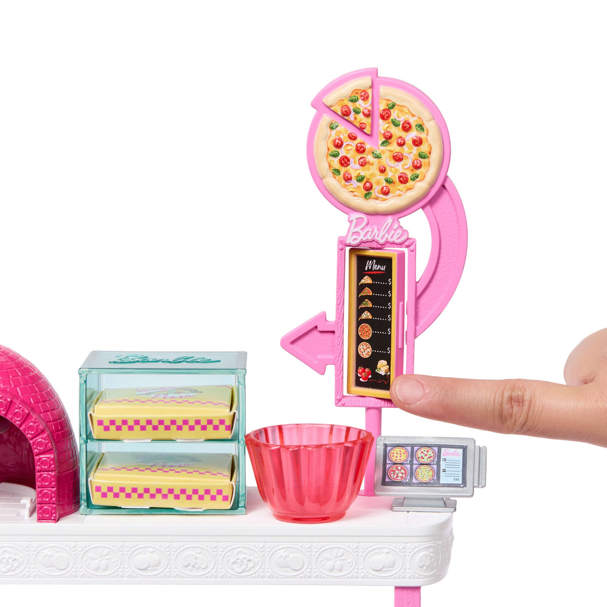 Barbie Pizza Shop Playset With Blonde Doll, Pizza Making Station, 25 Accessories