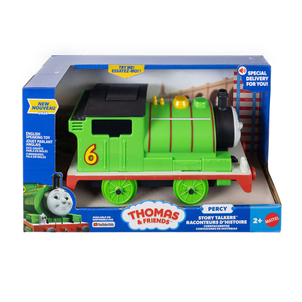 Thomas & Friends By Fisher-Price, Toy Percy Train Engine With Sound Effects, Battery-Powered