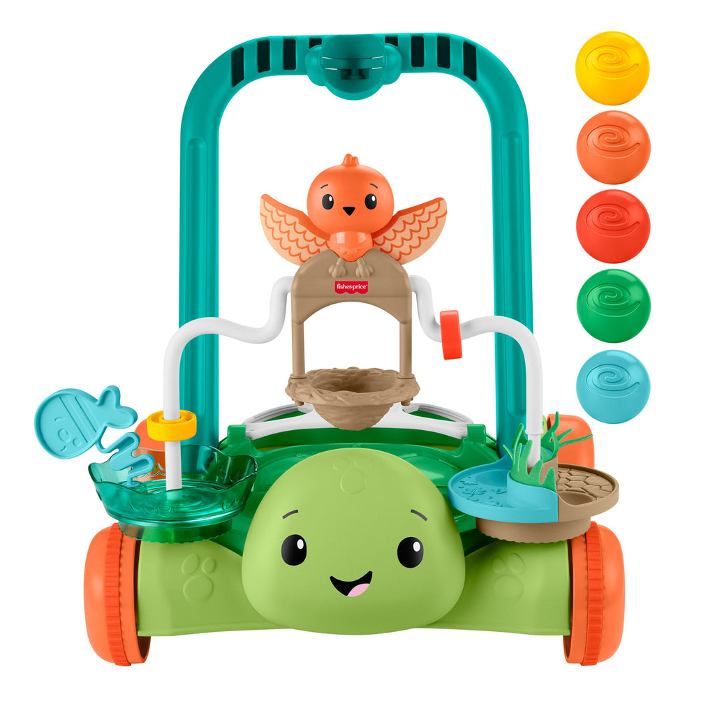 Fisher-Price Brinquedo para Bebês Andador Tartaruga Primeiros Passos