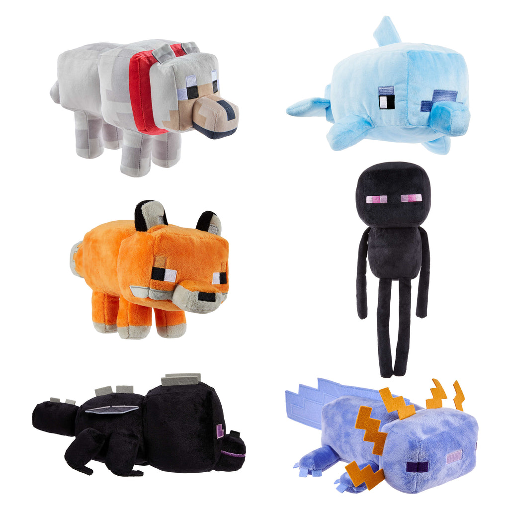 Minecraft Peluche de Base Axolotl Bleu de Collection