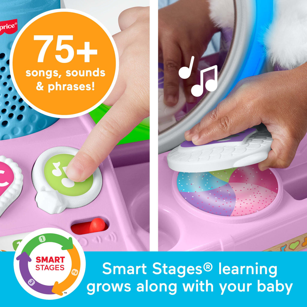 Fisher-Price Laugh & Learn Let's Get Ready Vanity Musical Playset For Baby & Toddler, Multilanguage Version