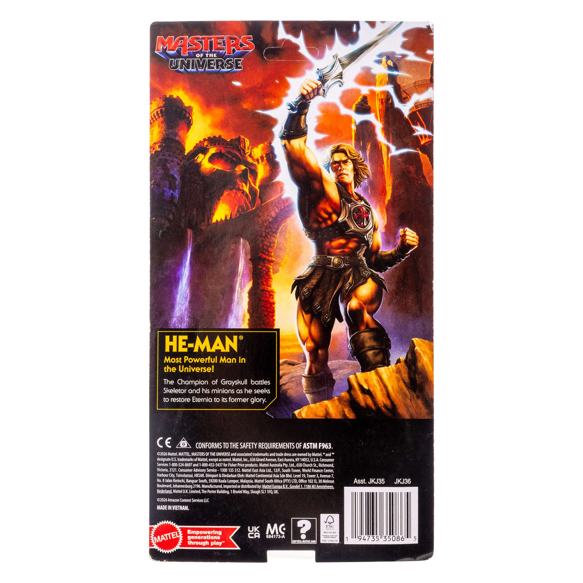 Masters Of The Universe Origins He-Man 2026 Movie 5.5 Inch Action Figure Hero Toy, Nick Galitzine