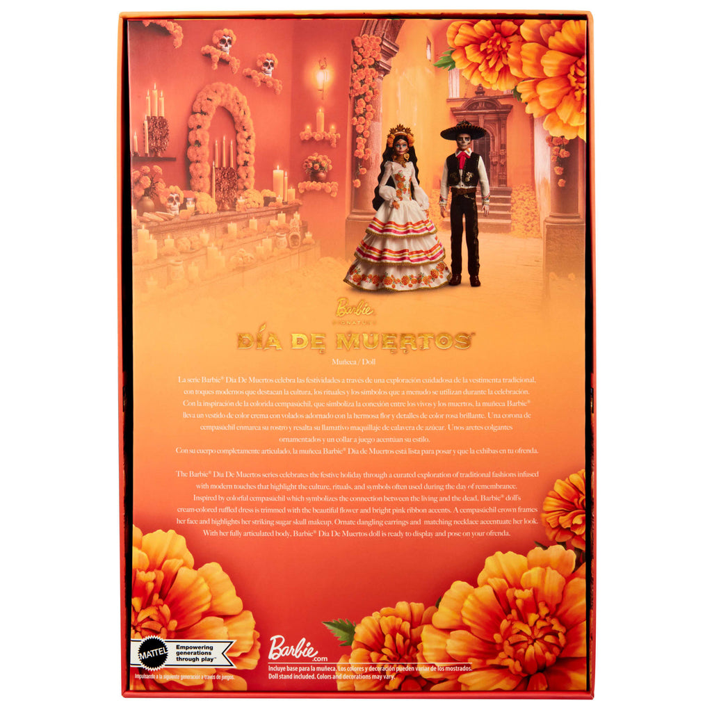 Barbie Signature Día De Muertos 2025 Collectible Doll in Ruffled Cream Gown