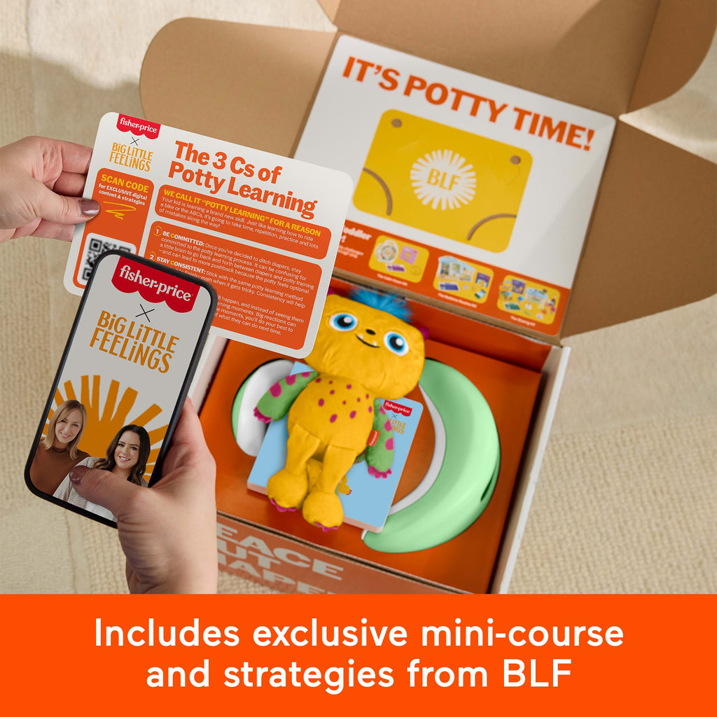Fisher-Price Big Little Feelings Potty Training Play Kit, Set Of Learning Toys & Tips For Toddlers & Kids