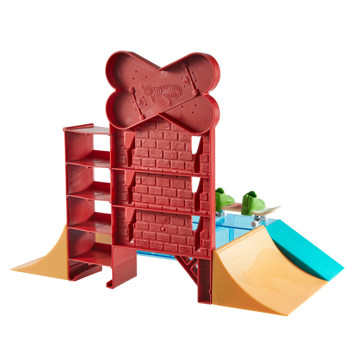 Hot Wheels Skate Skate Shop Playset With Exclusive Fingerboard & Pair Of Skate Shoes