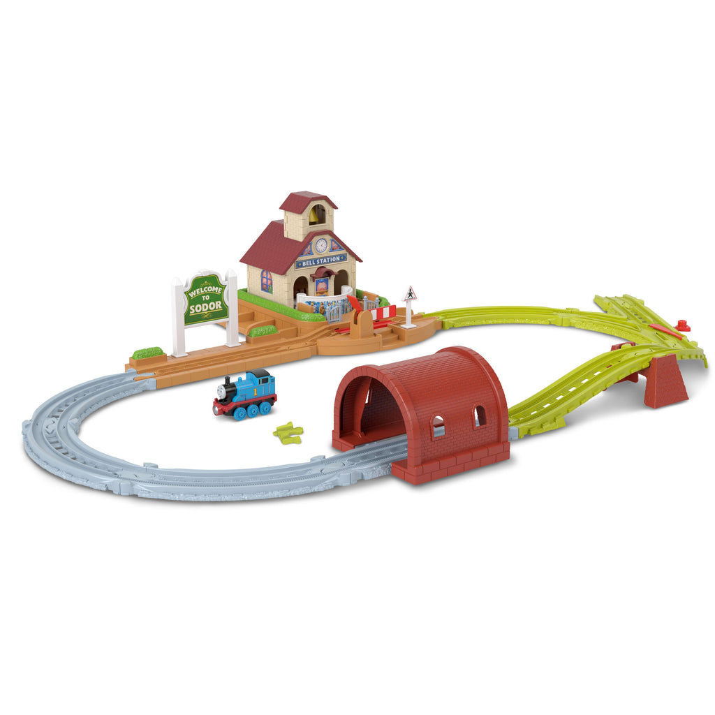 Thomas e Seus Amigos Pista de Brinquedo Estação Bell – Conjunto de Trem