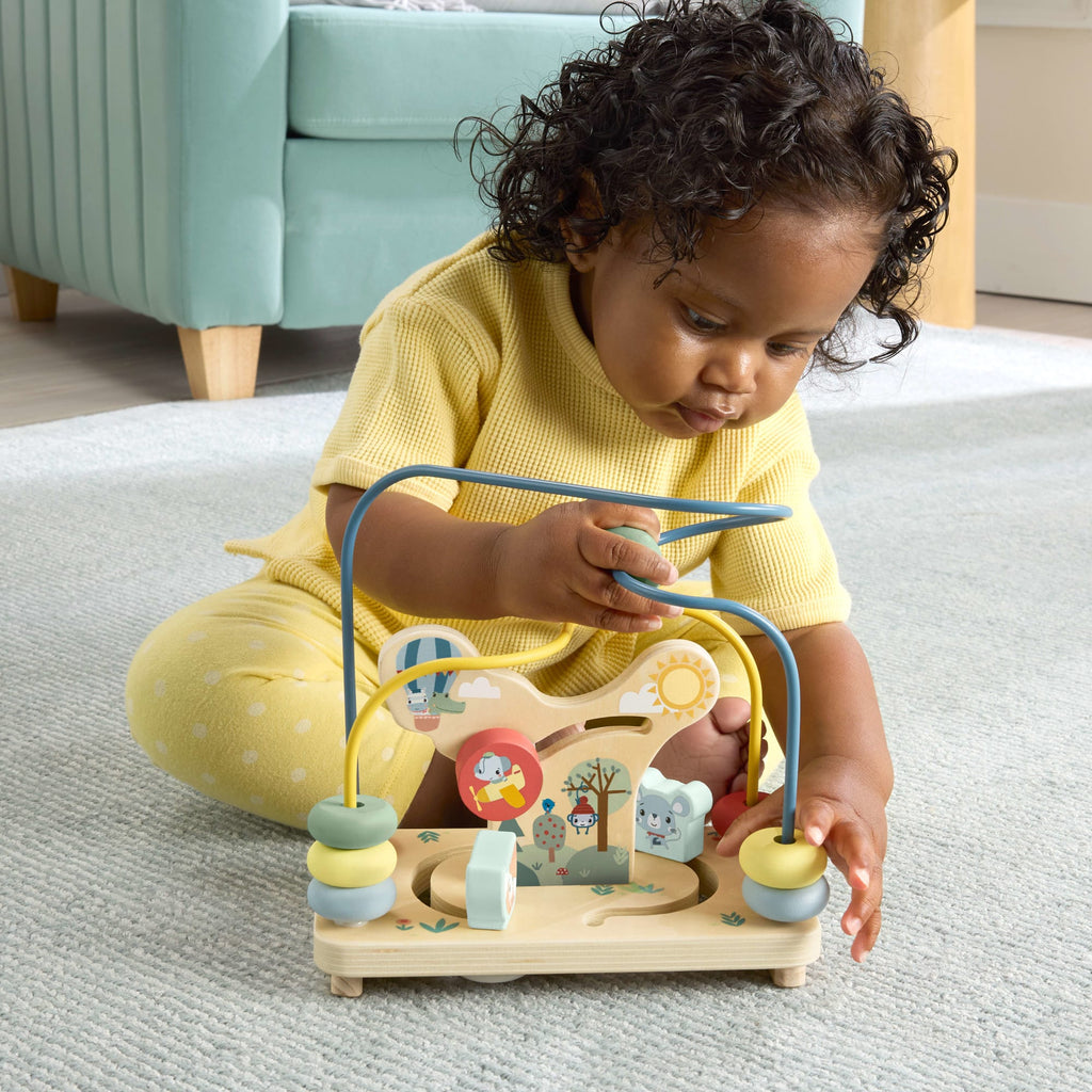 Labyrinthe en Bois Fisher-Price, Jouet Pour Bébé et Tout-Petit à Thème Animal Stimulant La Motricité Fine
