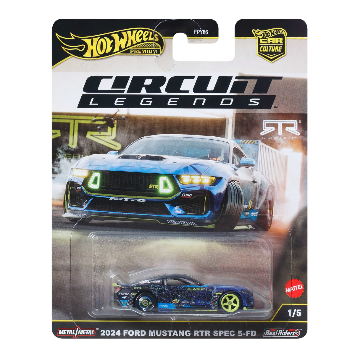 Hot Wheels Collector Vehículo de Colección Auto RTR Mustang Drift