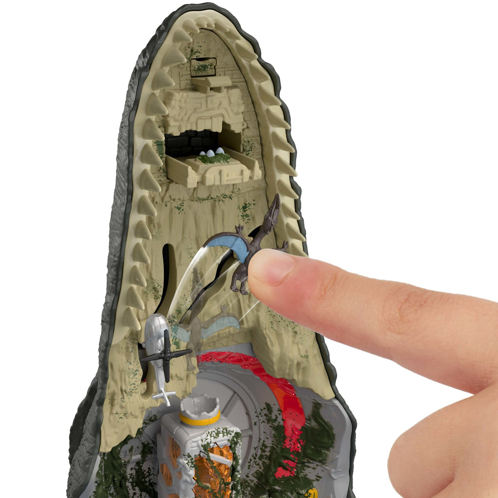 Coffret de Jeu Mosasaure Jurassicworld: Renaissance de Luxe, 7Fonctions et Effets Sonores Interactifs, 6Micro Figurines