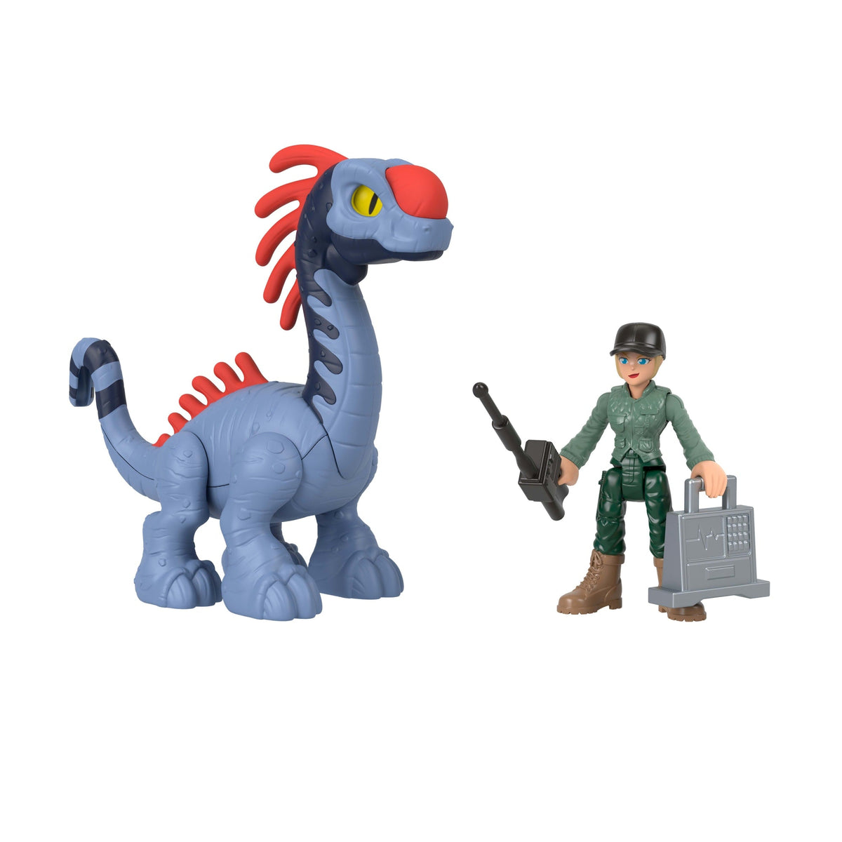 Imaginext Jurassic World Dinosaurio de Juguete Renace Pack Dinos Tierra, Aire y Mar