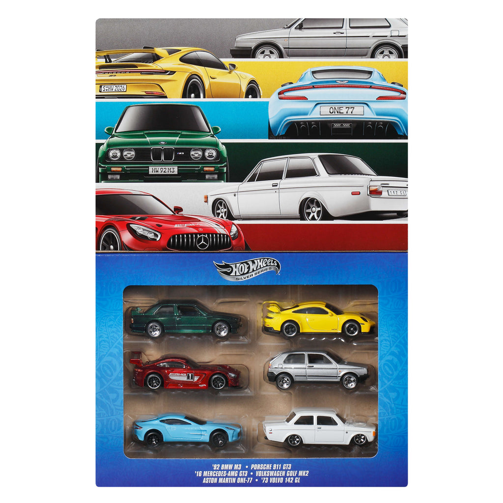 Hot Wheels-Coffret Euro Style-Coffret 6 Véhicules Européens