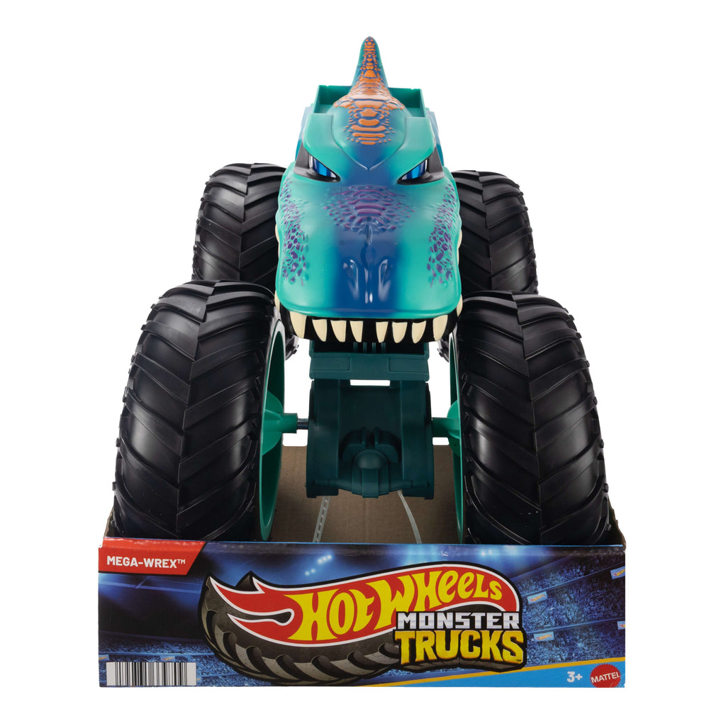 Hot Wheels Monster Trucks Colossal MEGA-Wrex Toy Truck, Large-Scale Vehicle With Big Wheels