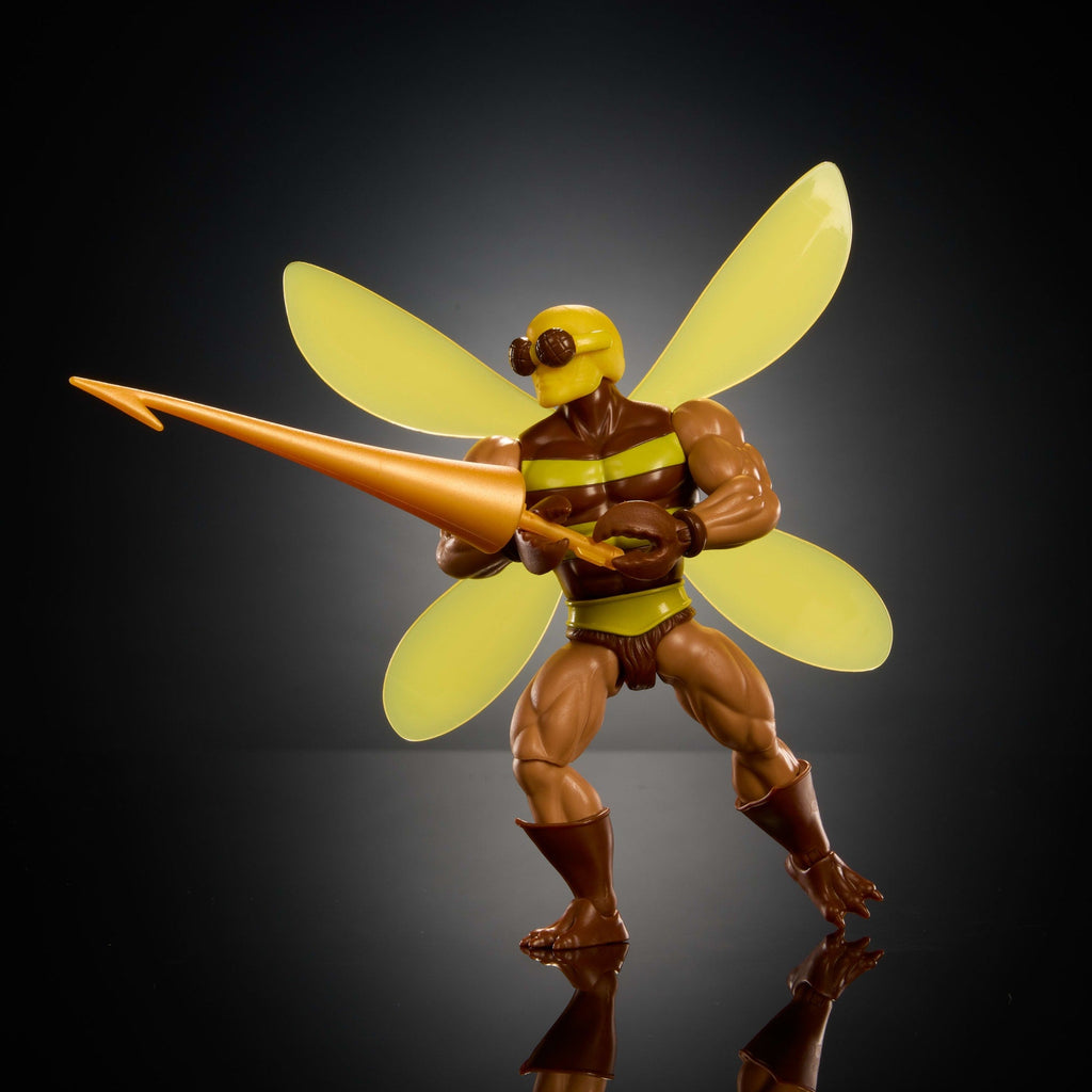 Masters of the Universe Origins Figura de Ação Cartoon Collection Buzz-Off de 5.5 polegadas