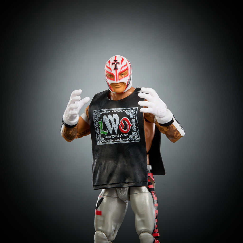 WWE Elite Rey Mysterio Action Figure, Series #125 Set, 6-inch Collectible With Articulation & Accessories