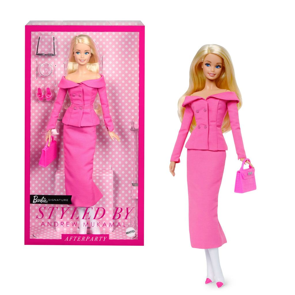 Barbie Signature Styled By Andrew Mukamal Poupée Barbie Avec 3 Tenues Pour Le Jour et La Nuit et Accessoires