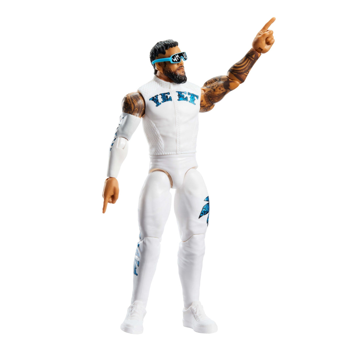 WWE Jey Uso Action Figure, Main Event Series #161, 6-Inch Collectible With Articulation