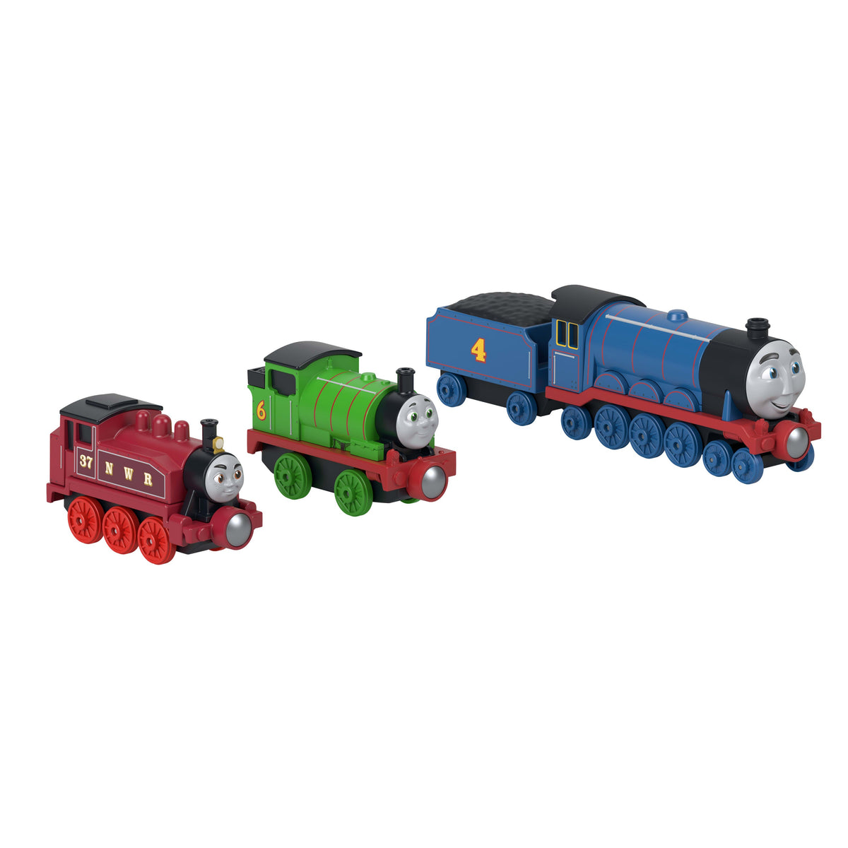 Thomas & Friends By Fisher-Price Die-Cast Toy Train Multipack With Percy, Rosie & Gordon Engines