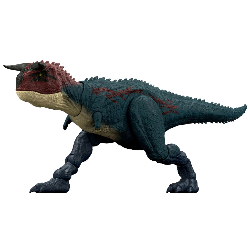 Jurassic World Carnotaure Attaque et Morsure Figurine Dino Articulée