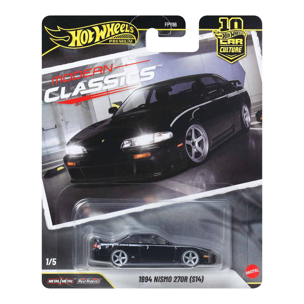 Hot Wheels Car Culture Premium 1:64 Scale Die-Cast Toy 1994 Nismo 270R (S14), Modern Classics