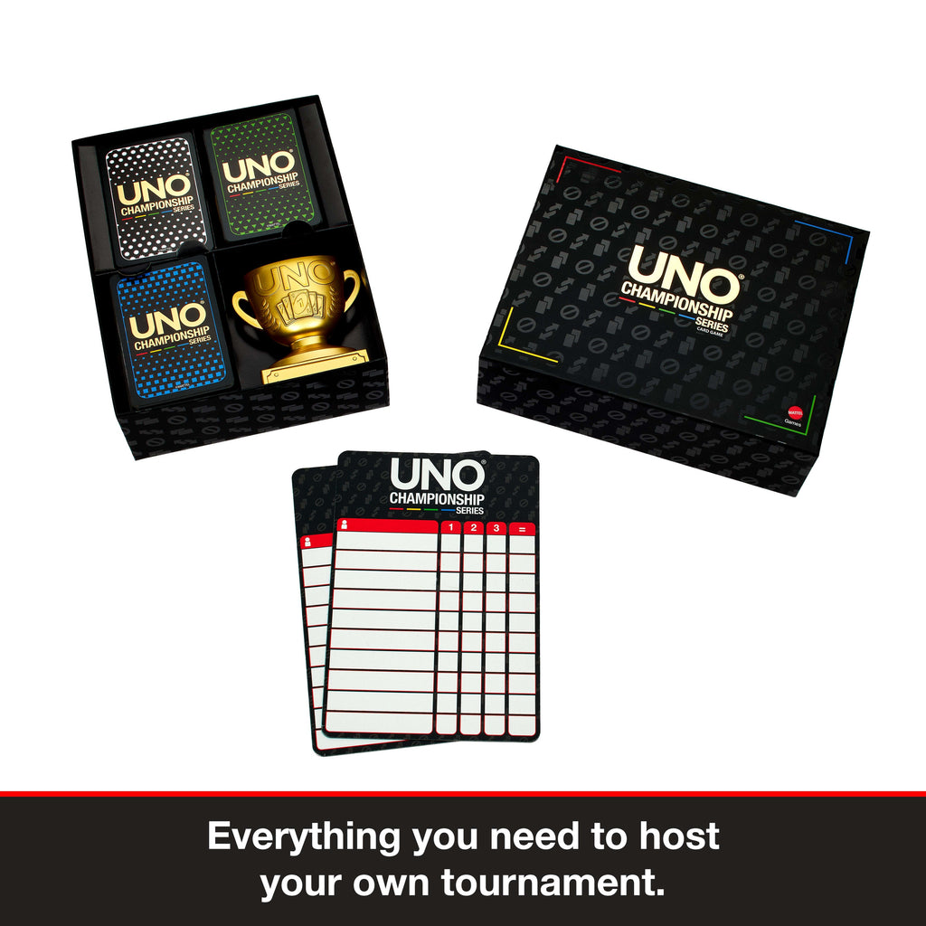 UNO Championship Series Expanded Tournament Set Card Game For Large Groups Of 6 To 30 Players.