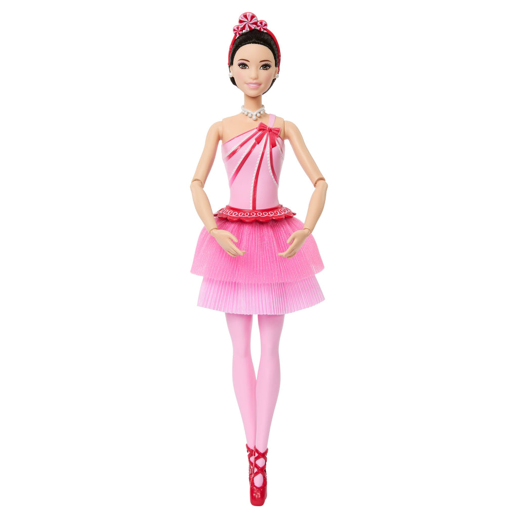 Barbie in The Nutcracker Land Of Sweets Ballerina Renee Doll With Brown Hair, Tutu And Candy Themed Accessories