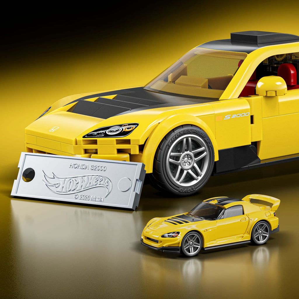 Mattel Brick Shop Hot Wheels Jogo de Construção Speed '07 Honda S2000