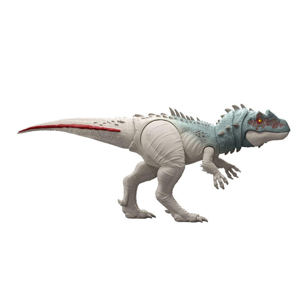 Jurassic World Gigantic Thrashers Torvosaurus Dinosaur Action Figure Toy, 2 Attacks & Evolve Feature