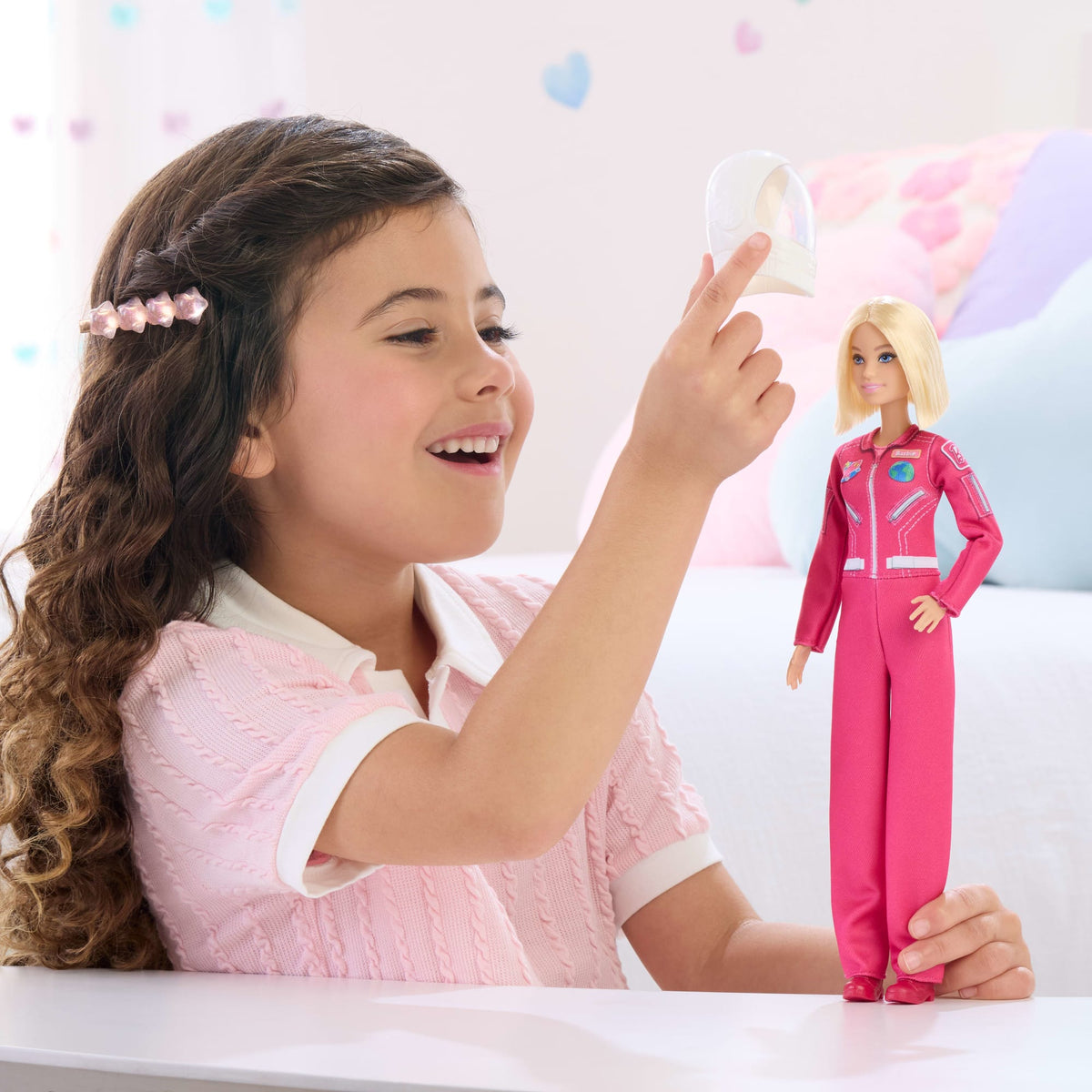 Barbie Careers Astronaut Doll & Accessory, Fashion Doll Wearing Removable Spacesuit With Helmet