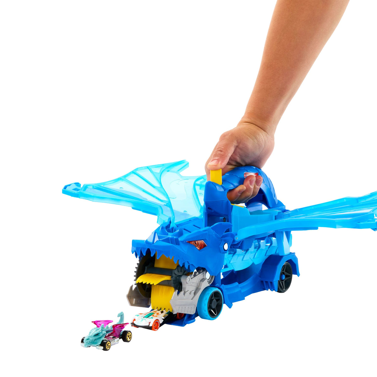 Hot Wheels-Transporteur 2en1Dragons Hot Wheels City