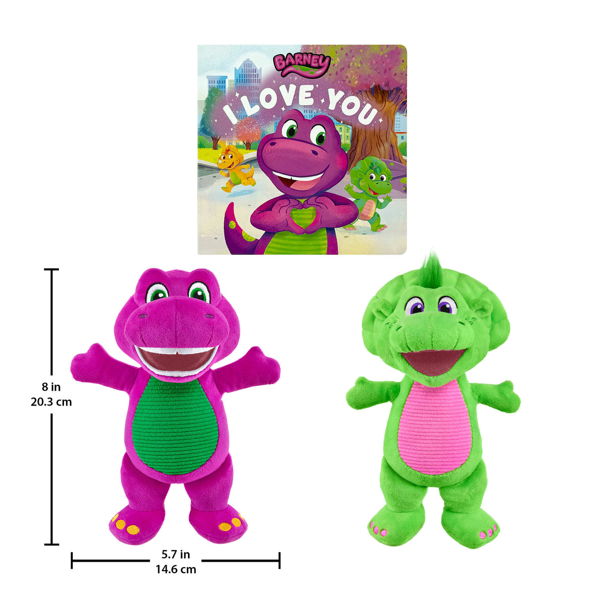 Fisher-Price Barney's World Barney & Baby Bop With Book