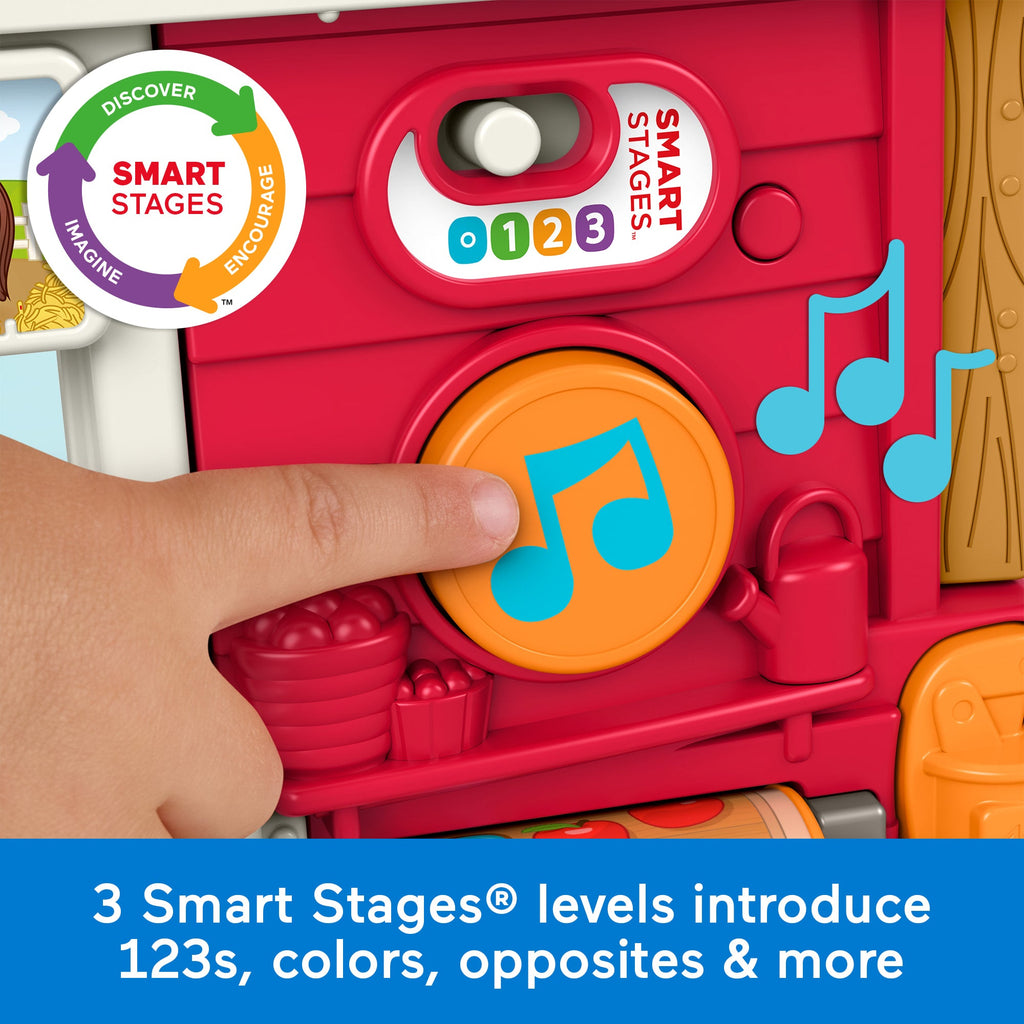 Fisher-Price Little People Caring Fun Animal Farm Playset Toddler Learning Toy, Multilanguage Version