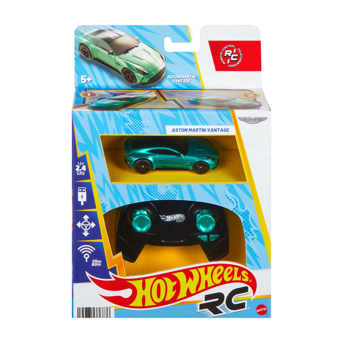 Hot Wheels Véhicule Aston Martin Vantage Télécommandé