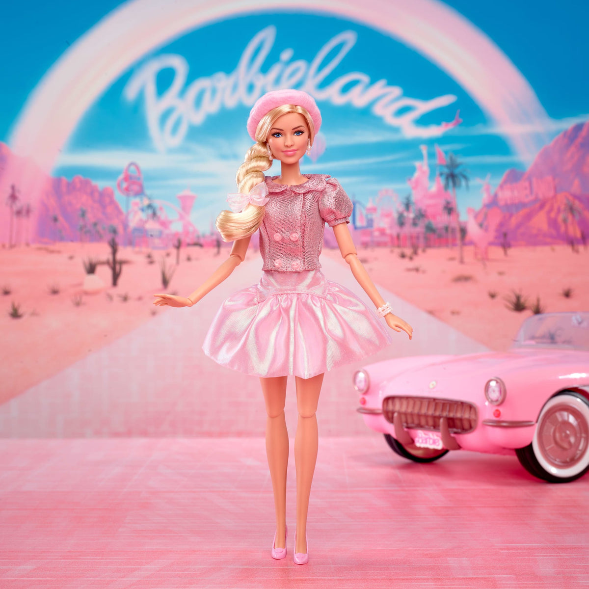 Barbie The Movie Doll, Margot Robbie As Barbie, Collectible Doll Wearing Pink Blouse & Skirt Set