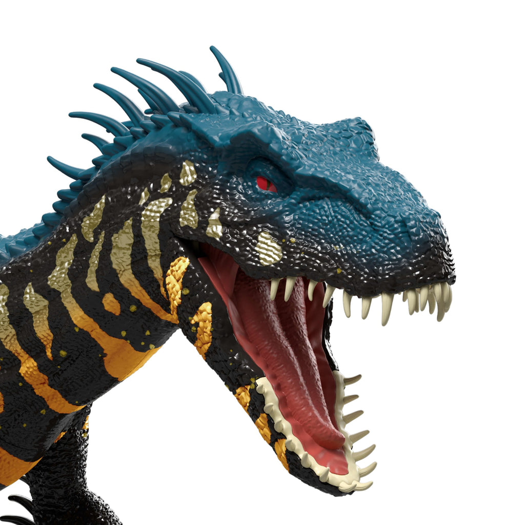 Jurassic World Reimagined Indoraptor Dinosaur Action Figure, Bold Colored Real Feel Carnivore Toy