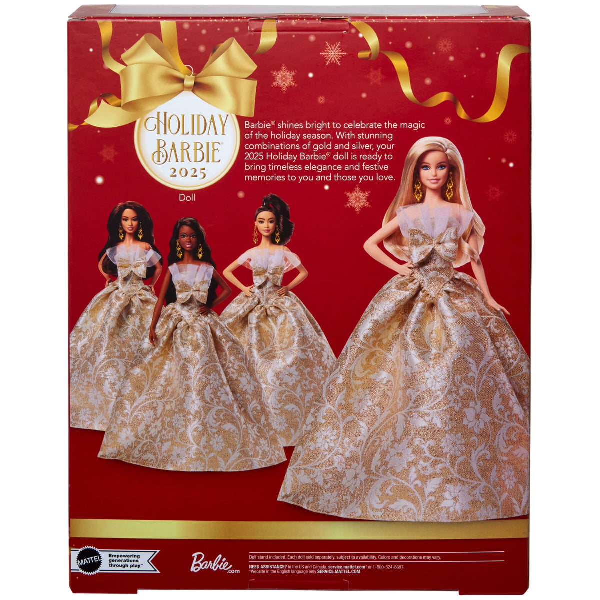 Barbie® Poupée Barbie® Joyeux Noël 2025