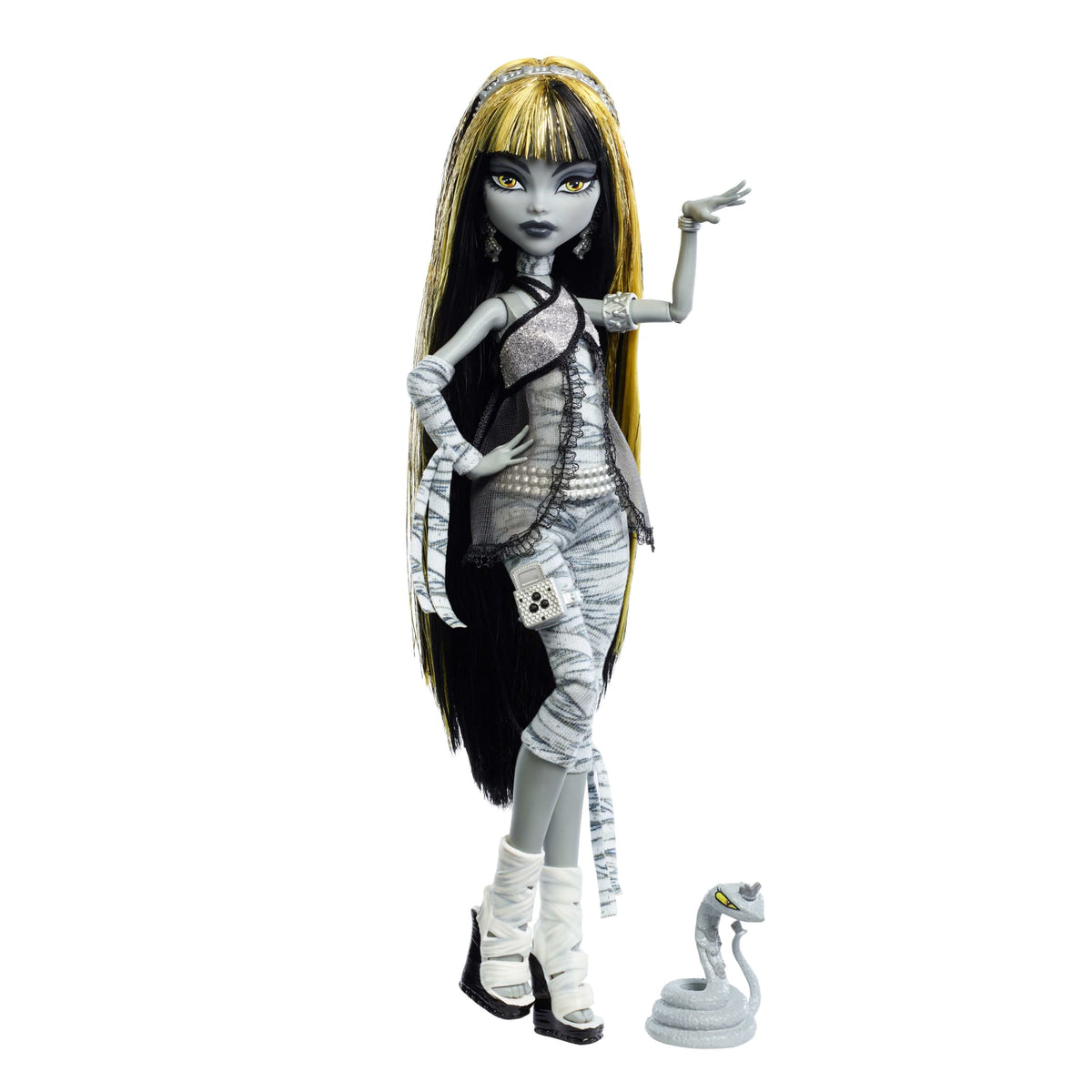 Monster High Reel Drama Cleo De Nile Black And White Reproduction Collector Doll With Poster