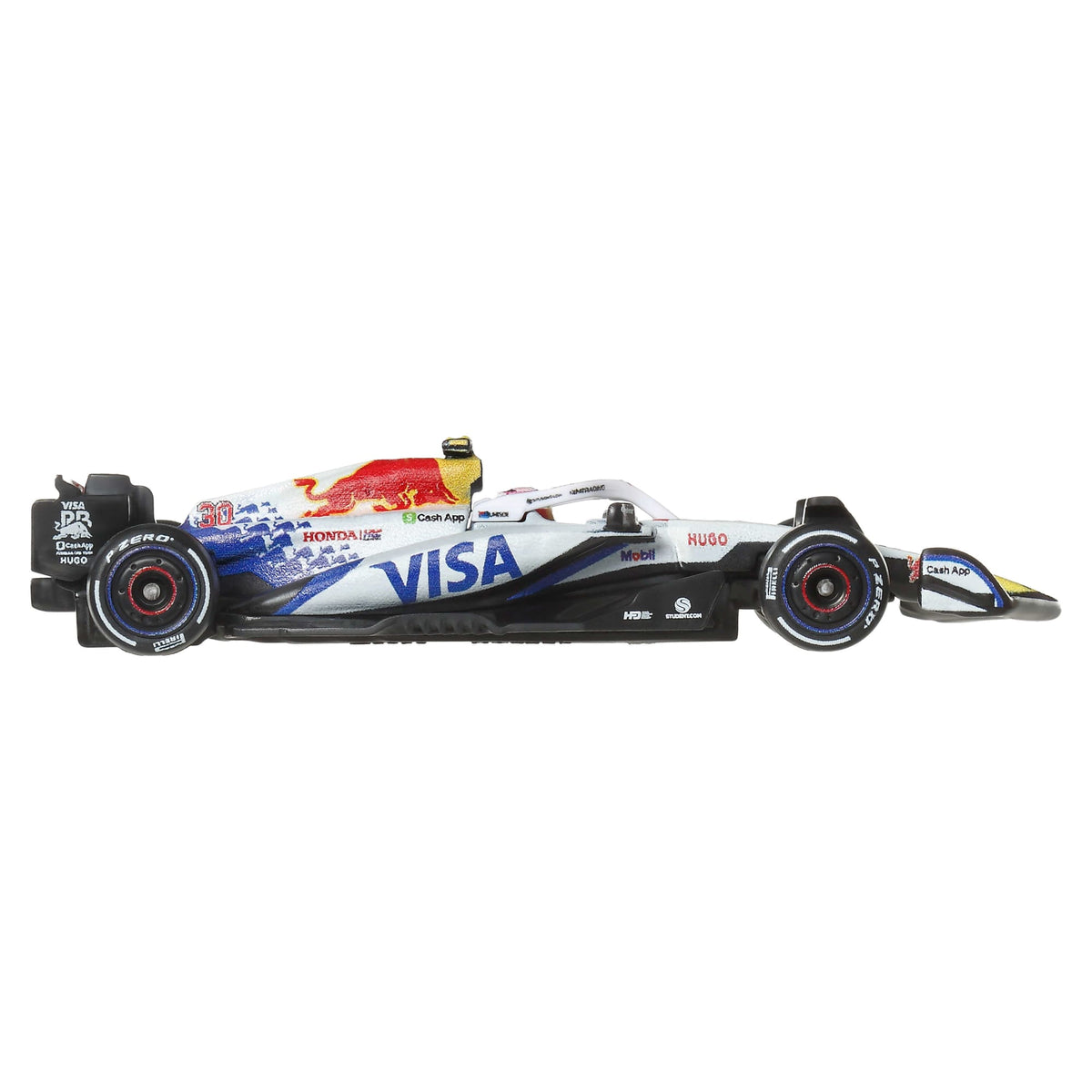 Hot Wheels Premium Visa Cash App Racing Bulls Formula One Team 2-Pack With Lawson & Hadjar Racecars