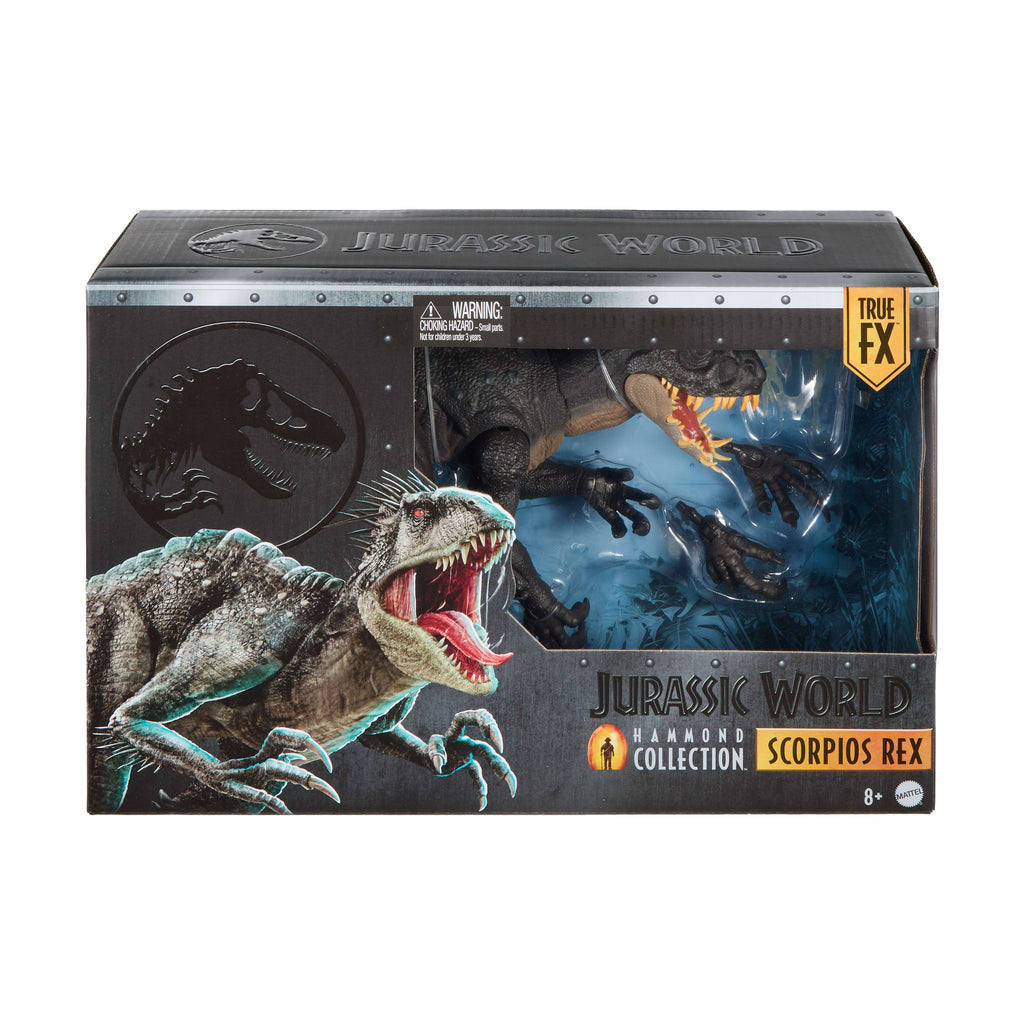 Jurassic World Hammond Collection Scorpios Rex Deluxe Articulated Action Figure Large Size