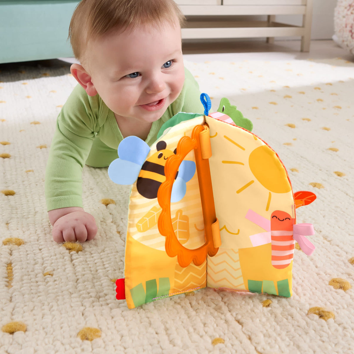 Fisher-Price Baby Brinquedo para Bebês FP Livro Sensorial