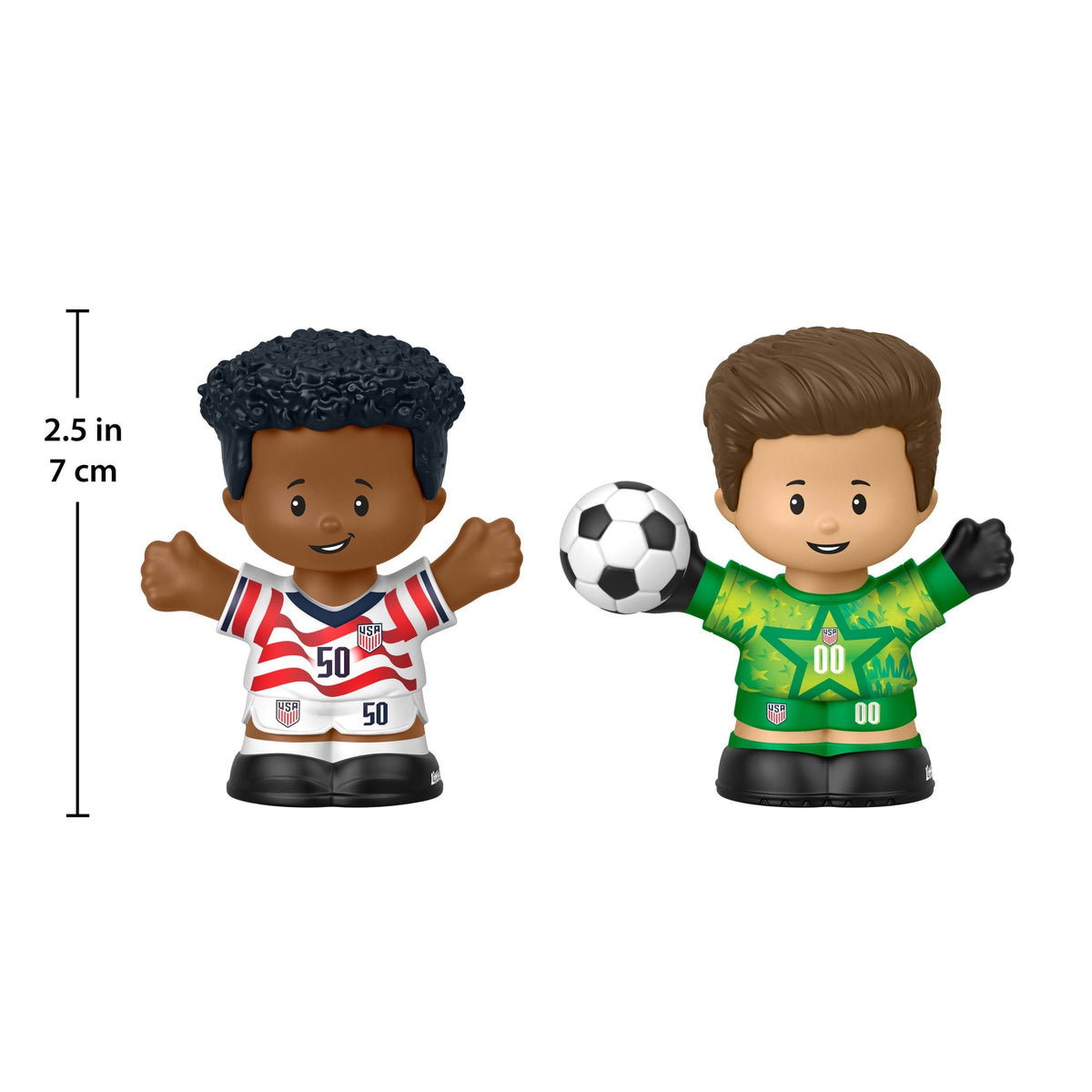 Little People Collector U.S. Soccer Special Edition Set For Sports Fans, 2 Figures