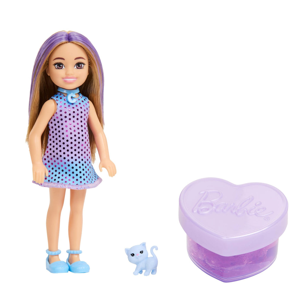 Barbie Party Unboxed Boneca Chelsea Party Glamour Surpresa