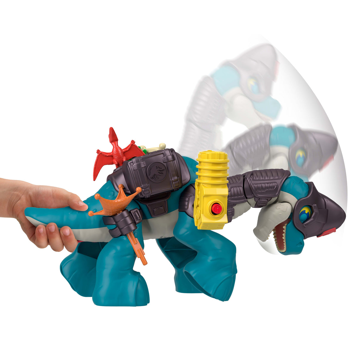 Imaginext Jurassic World Set With  Search & Explore Brachiosaurus, 5 Accessories
