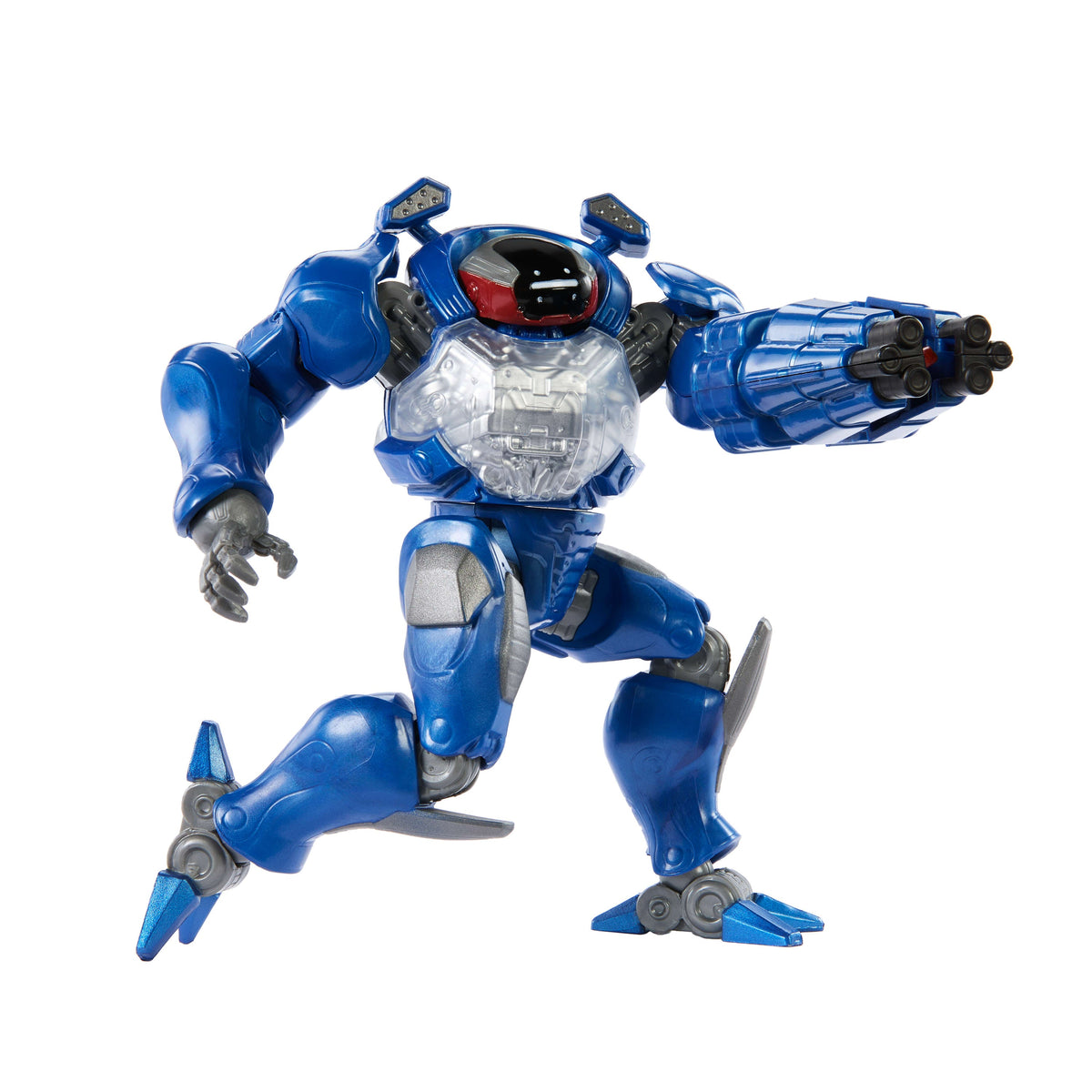 Masters Of The Universe Combat Ready Roboto Figure Toy, 5.5 Inch Twist & Release Quick Draw