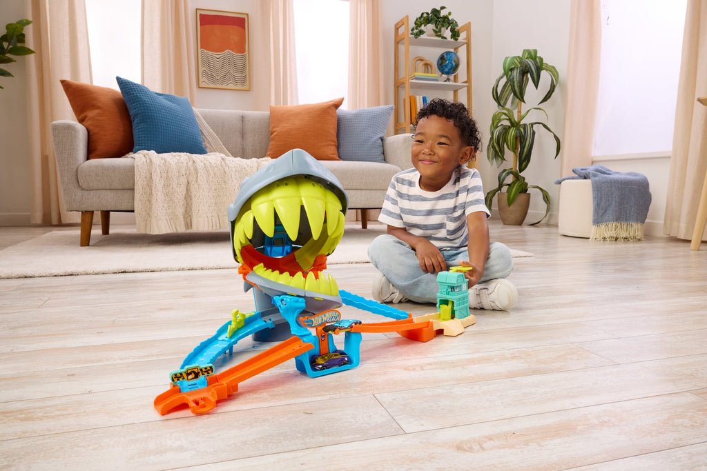 Hot Wheels City Pista de Juguete Pista Tiburón