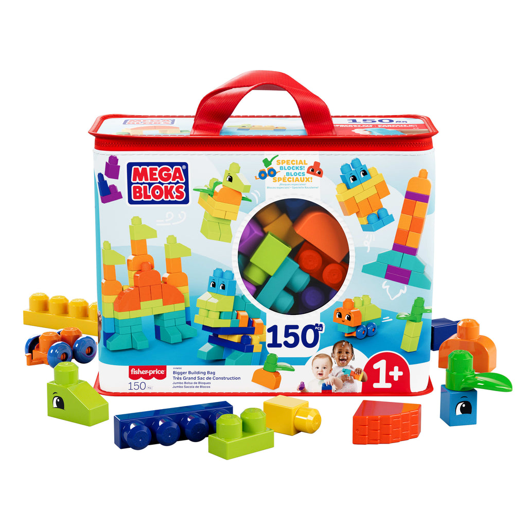 Mega Bloks Juguete de Construcción bolsa clásica de 150 bloques