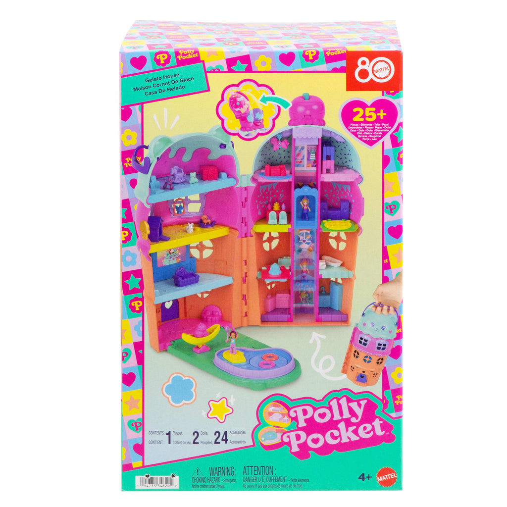 Polly Pocket Coffret Maison Cornet de Glace-Avec Figurines