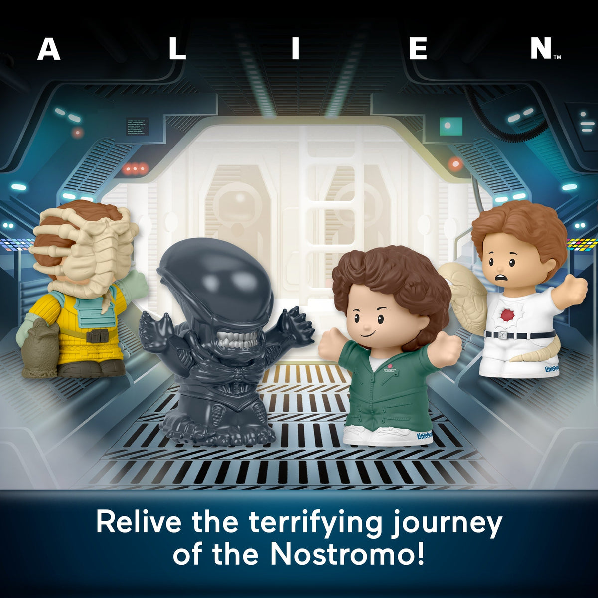 Little People Collector Alien Movie Special Edition Set For Sci-Fi Fans, 4 Figures