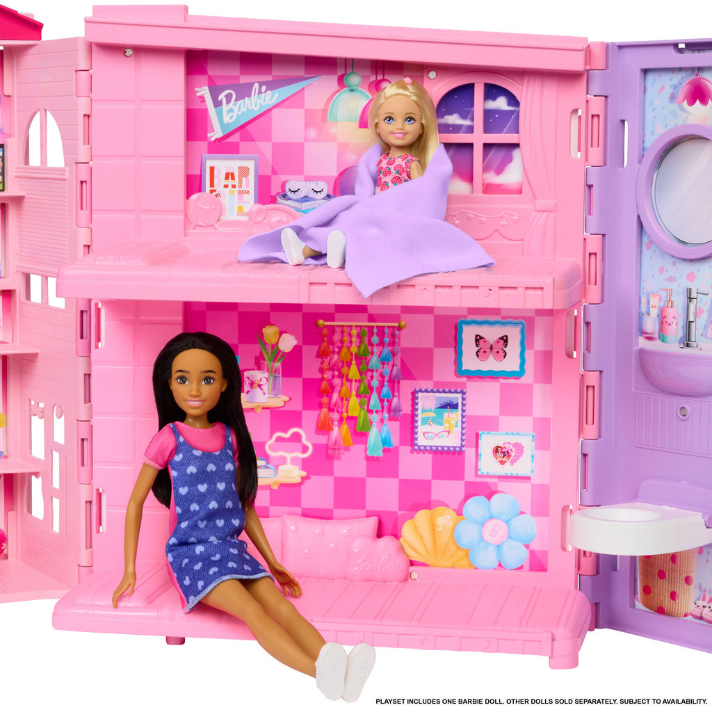 Barbie Conjunto de Brinquedo Casa Glam com Boneca