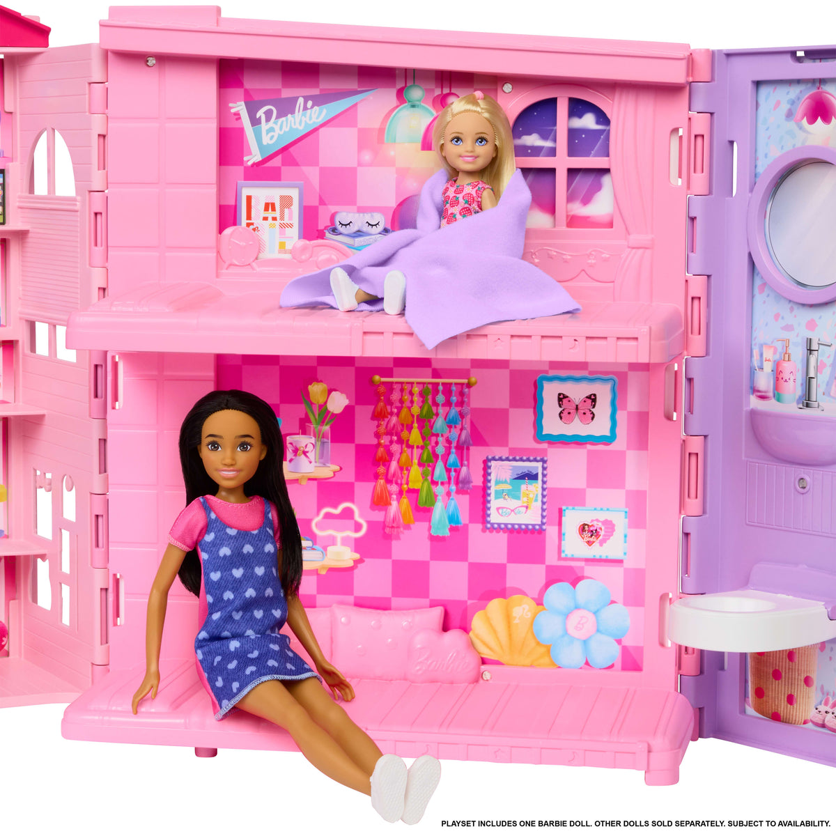 Barbie Dream Land Set de Juego Casa Glam Con Muñeca